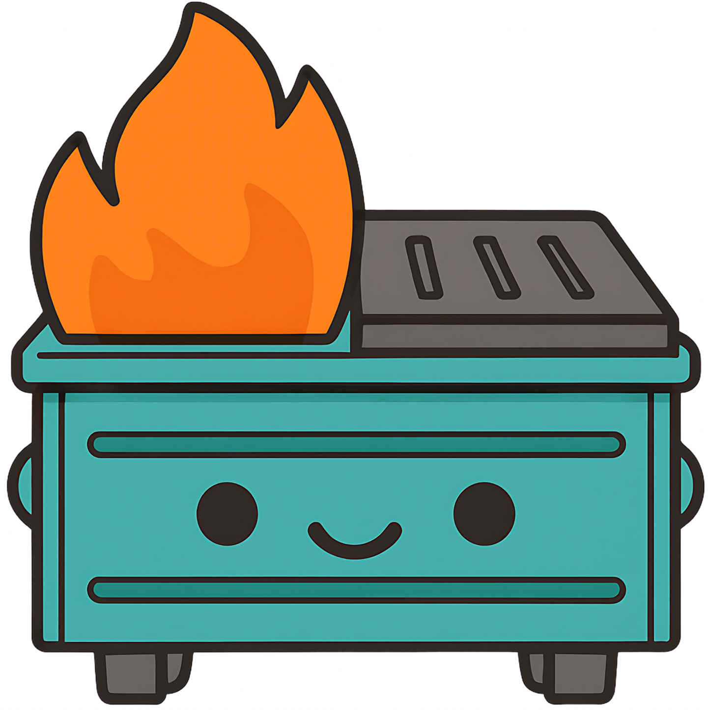 Dumpster Fire PVC Patch